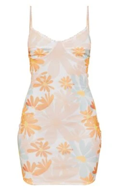 Robe Droite En Mesh Multicolore Fleuri à Bretelles -Pas Cher Tendance Charme Magasin 0fb77dfde12b57bf4f2e0a9c8a81b942d8a8b955 cne2874 5