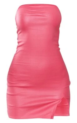 Robe Courte En Jean Enduit Rose à Ourlet Fendu -Pas Cher Tendance Charme Magasin 154ad7e82f7fd06ac9630c0383e00b8c9b8499b5 cnd4414 5