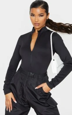Body En Néoprène Noir à Col Montant Et Zip -Pas Cher Tendance Charme Magasin 1692098fe60737167c16121a9bd9927cc41f181a IMT0929 7