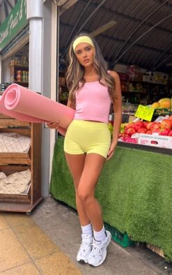 Débardeur Côtelé Rose à Détail Contours Et Col Rond -Pas Cher Tendance Charme Magasin 1d990d146fe852ad50aaa10e3c0413f21bd1816d cne2058 3