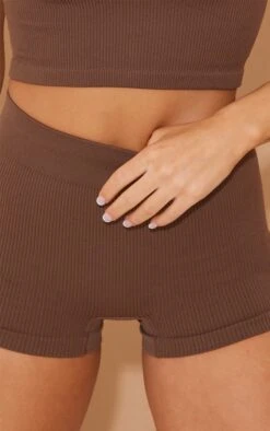 Mini-short Structuré Côtelé Noisette Détail Contours -Pas Cher Tendance Charme Magasin 1e5edd6100668aaae1cfb0e05749407a745668de cmw2224 5