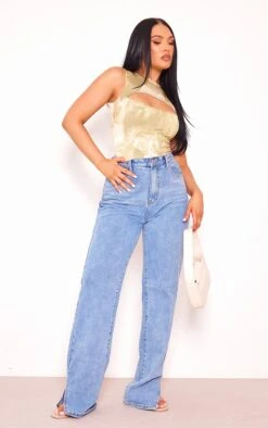 Body Moulant Marron Clair Imprimé Renaissance à Découpe Devant -Pas Cher Tendance Charme Magasin 257ef4ed3f46c6162325805b1054bf264dc66784 cne9783 3