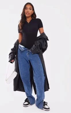 Body Côtelé Noir à Manches Courtes Et Boutons -Pas Cher Tendance Charme Magasin 263fabd2f70e93194e2cc0d3809934eabd49cbdc cna8968 3