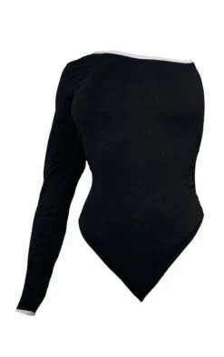 Body Asymétrique Noir à Bordure Contrastante 10 Body Asymétrique Noir à Bordure Contrastante -Pas Cher Tendance Charme Magasin 299f807d9b183b59285fb9bbcca4bb423f9e0211 cnd0780 5