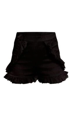 Mini Short Texturé Noir à Volants -Pas Cher Tendance Charme Magasin 2dccf4abaad227c23aa869836eddb5475b59a402 cnf2246 6
