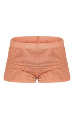 Mini Short Taille Basse Finement Côtelé Argile Transparent -Pas Cher Tendance Charme Magasin 31b55463b3070354e162a66592f78bc4064a85ad cne4338 6