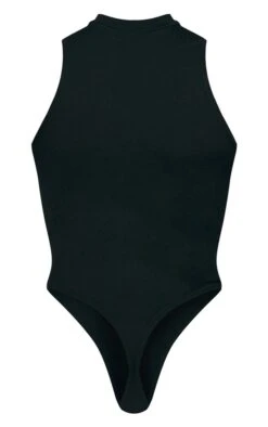 PRETTYLITTLETHING Body Noir à Col Montant Et Détail Empiècement 11 PRETTYLITTLETHING Body Noir à Col Montant Et Détail Empiècement -Pas Cher Tendance Charme Magasin 34f0fb8c4ce20202e9ce56759c31153ea4473d03 cnc9065 6