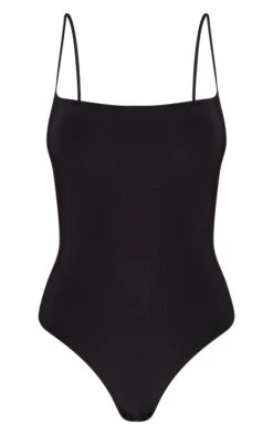 Body-string Noir Avec Encolure Carrée Et Bretelles Fines -Pas Cher Tendance Charme Magasin 363c8374646c2ba7047100a685653d6f1393f449 CLW9486 5