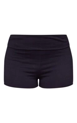 Mini Short En Coton Noir à Rabat Sur La Taille -Pas Cher Tendance Charme Magasin 3bfc27d52c235efeeb587be98d4c475e2868ca8e cnd9908 6