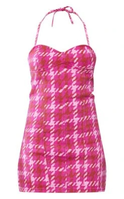 Robe En Jean Imprimé Carreaux Roses à Dos Nu 9 Robe En Jean Imprimé Carreaux Roses à Dos Nu -Pas Cher Tendance Charme Magasin 3d77483647bc0e42759df07bae1eb707c2e1ff14 cna7340 5