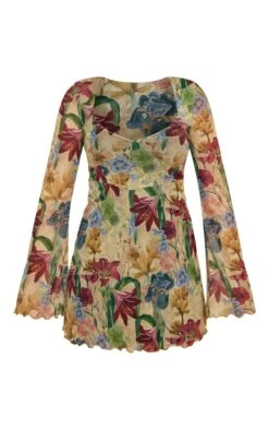 Robe Droite En Mesh Gris Pierre Fleuri à Détail Buste -Pas Cher Tendance Charme Magasin 43d81c1d94cb3c28e0ac37f1791c5bd0b4f1772e cnb1077 5