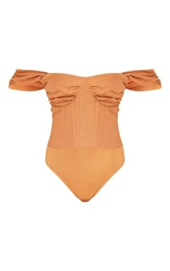 Body Corset Effet Lin Café Au Lait à Buste Drapé -Pas Cher Tendance Charme Magasin 43e2b1efe529c1c0f5f72961afe45feca328fb58 cnd3789 5