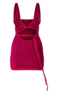 Mini Robe En Maille Tricot Bicolore Rose à Lien Noué Enroulé Sur La Taille -Pas Cher Tendance Charme Magasin 4a8cab45d93ec308ab5c50faed5546bb18e8bdb3 cnb8364 5
