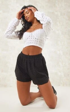 Crop Top En Broderie Blanche à épaules Dénudées Et Manches Bouffantes -Pas Cher Tendance Charme Magasin 4c9092ff5afd1c61250253e27afd77da029ceec0 cnd8574 3