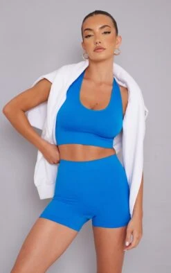 Mini Short Côtelé Bleu Vif à Détail Contours -Pas Cher Tendance Charme Magasin 5183d55c95179c6f6e3e1f31922eab4d5f20a8df cmy9287 4