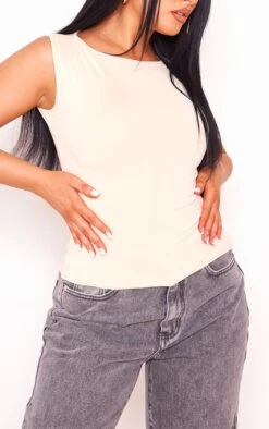 Débardeur En Sculpt Mat Gris Pierre -Pas Cher Tendance Charme Magasin 54355c3d2b3d62906b0bf2855d9dcde2d8edcd9c cne5144 4