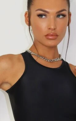 Crop Top Noir Moulant Cintré à Dos Nageur 7 Crop Top Noir Moulant Cintré à Dos Nageur -Pas Cher Tendance Charme Magasin 551e3d9d6be3023521dad0e7d9b15d6c27202b45 CML0616 4