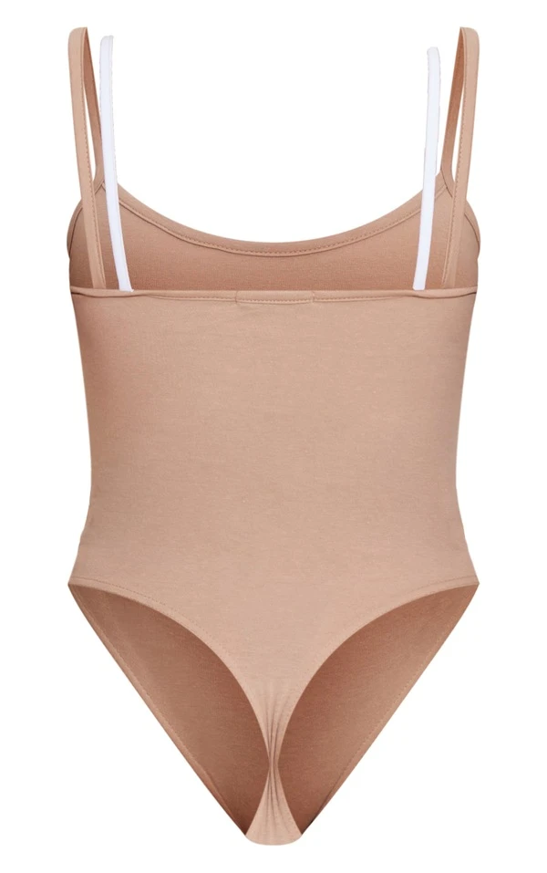 Body Café Au Lait à Doubles Bretelles 6 Body Café Au Lait à Doubles Bretelles – Image 6