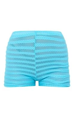 Mini Short Texturé En Résille Bleue -Pas Cher Tendance Charme Magasin 624bb1cf01df4a2711dd71c4455e764e0920c918 cne1344 6
