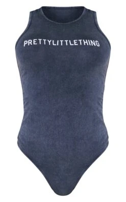 PRETTYLITTLETHING Body Délavé Gris Anthracite à Dos Nageur -Pas Cher Tendance Charme Magasin 654b51f9939634a8ecc3e0ecbadf8ba748caf435 cnd8301 5