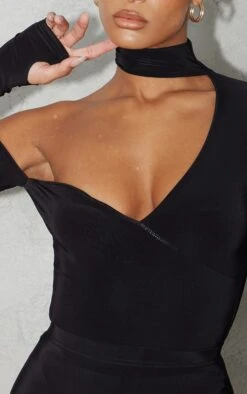 Body Moulant Asymétrique Noir Découpé -Pas Cher Tendance Charme Magasin 666a1eec26d0ac72057d785cf6a400671f98ec3d cmy5441 4