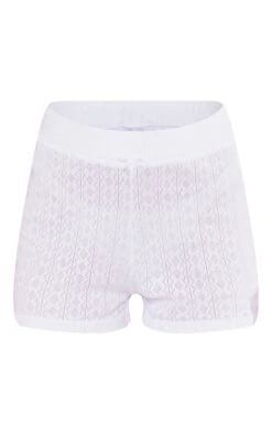 Mini Short Blanc En Maille Pointelle à Noeud -Pas Cher Tendance Charme Magasin 6897dda1b5d6365a2e6a834c8196b1447604d93d cnd9919 6