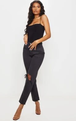 Body-string Noir Avec Encolure Carrée Et Bretelles Fines -Pas Cher Tendance Charme Magasin 6f1d76b3fea3e4d61e2dc246e8af0ae7136b3ba9 clw9486 3