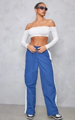 Crop Top Finement Texturé Crème à Col Bardot -Pas Cher Tendance Charme Magasin 74f05cfb79ff4618c9d5e4a70eeda4c328181b44 cnd6065 3