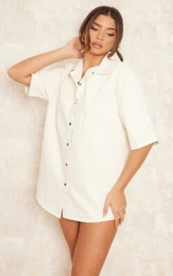 Robe Droite Oversize En Jean Blanc -Pas Cher Tendance Charme Magasin 7d35c26c2cc00149d0284df38d2622db78067515 cnd5789 3