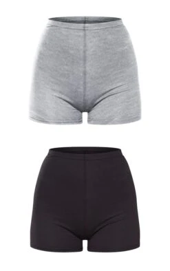 Logic Lot De 2 Mini Shorts Noir & Gris -Pas Cher Tendance Charme Magasin 86042c901d1e08ea9dab686f6559e10686372260 cmp0784 6