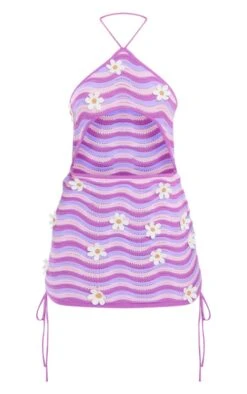 Robe Courte En Maille Tricot Effet Ondulé Lilas Fleurie 9 Robe Courte En Maille Tricot Effet Ondulé Lilas Fleurie -Pas Cher Tendance Charme Magasin 891087a45cdb9f98c634d8d98d3febd5083baa13 cnd2128 5