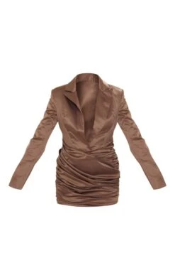 Robe Blazer Satinée Taupe Décolletée à Jupe Portefeuille 9 Robe Blazer Satinée Taupe Décolletée à Jupe Portefeuille -Pas Cher Tendance Charme Magasin 891abc1077850378b7cfac40f0f05e6fd2c61003 cnc7732 5