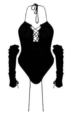 Body En Maille Tricot Ajourée Noire à Lacets Avec Manches -Pas Cher Tendance Charme Magasin 8c35a93e7efe6d5d92c52b1e4a9fe63605cf103c cnc5838 6