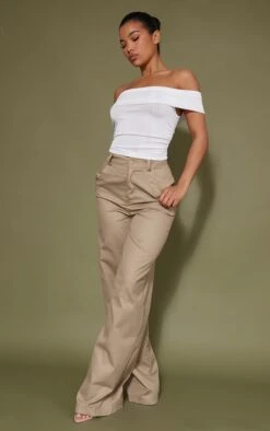 Top Moulant En Acétate Blanc à Col Bardot Replié -Pas Cher Tendance Charme Magasin 8e9925e410e6fb17cdfbcb462443d4277c55d1d5 cnc8950 3