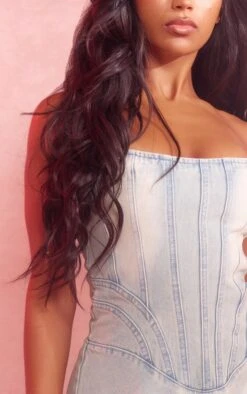 Mini Robe En Jean Délavé Bleu Clair Détail Coutures -Pas Cher Tendance Charme Magasin 97b6ac5e2560d6eb8fb7d02b9159b0939f87de9c cnd9325 4