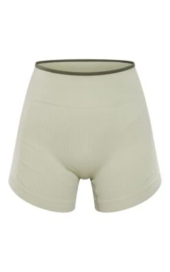 Mini-short Vert Sauge Kaki Côtelé à Contours Contrastants Froncé Sur Le Côté -Pas Cher Tendance Charme Magasin 9edfeb7864bad9e7ef264d60f41dc9d0c2c5586e cne0160 6