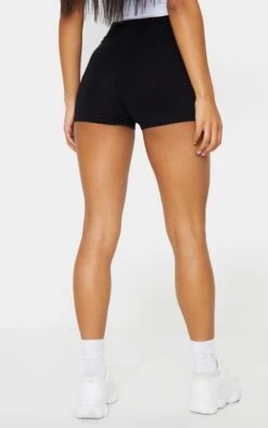 Essentiel Mini-short Basique Taille Haute En Coton Noir -Pas Cher Tendance Charme Magasin a9103efc247aa7f5fd1518ba281e8df9f15810b4 CMP0783 3