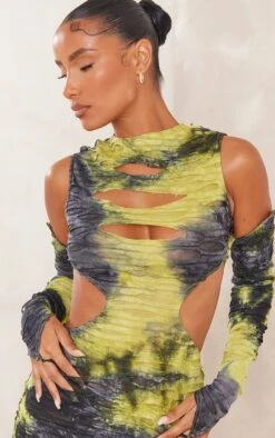 Robe Moulante élimée Multicolore à Découpes Et Manches -Pas Cher Tendance Charme Magasin aada119b3dbce6d58c10b223edc7da7217c71518 cne3780 4