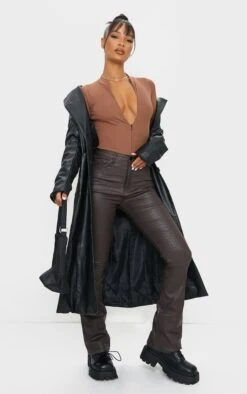 Logic Body Manches Longues Marron à Zip -Pas Cher Tendance Charme Magasin ae08cd37631cfcadb1b8ff3869e1d358a8b43017 cmo5959 3