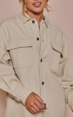 Robe Chemise Oversize En Jean Beige -Pas Cher Tendance Charme Magasin b0b1ef281cbbe9802737d779d2bf1e4569a0920c cnb8470 4