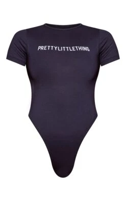 Zero PRETTYLITTLETHING Body Bleu Marine à Manches Courte Et Slogan -Pas Cher Tendance Charme Magasin b229ff539ef6e27f6e621d11eb868616d764401d cnc2398 6