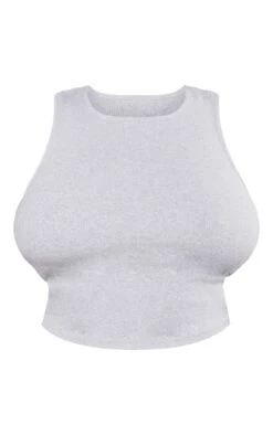 Plus Débardeur Côtelé Basique Gris Chiné à Dos Nageur -Pas Cher Tendance Charme Magasin bb72c56f34793ca489373508c6caf42b64f00673 cne0724 5