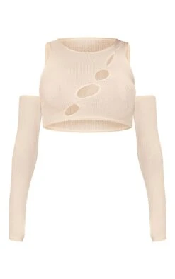 Crop Top Gris Pierre Côtelé Découpé à épaules Dénudées 9 Crop Top Gris Pierre Côtelé Découpé à épaules Dénudées -Pas Cher Tendance Charme Magasin c06ed99c71c85e0e9d5b5a2192904633085bb7d3 cmw2341 5