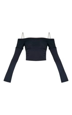 Crop Top En Mesh Noir à Col Bardot 9 Crop Top En Mesh Noir à Col Bardot -Pas Cher Tendance Charme Magasin c6c71386147d027eb5001b663600d1c87c11b6c1 cnd0939 5