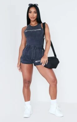 PRETTYLITTLETHING Body Délavé Gris Anthracite à Dos Nageur -Pas Cher Tendance Charme Magasin c87ab419cc15f923d40b29ad8296da19917d0b67 cnd8301 3