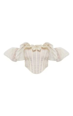 Corset En Mousseline De Soie Crème à Col Bardot Et Manches Bouffantes 9 Corset En Mousseline De Soie Crème à Col Bardot Et Manches Bouffantes -Pas Cher Tendance Charme Magasin c9e8861531a7338a18366e8638cdfe97555ca734 cnd1373 5