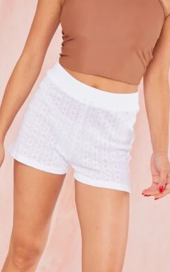 Mini Short Blanc En Maille Pointelle à Noeud -Pas Cher Tendance Charme Magasin cb50198d780b20ca5e289a3f9bff85db07d2a47f cnd9919 5