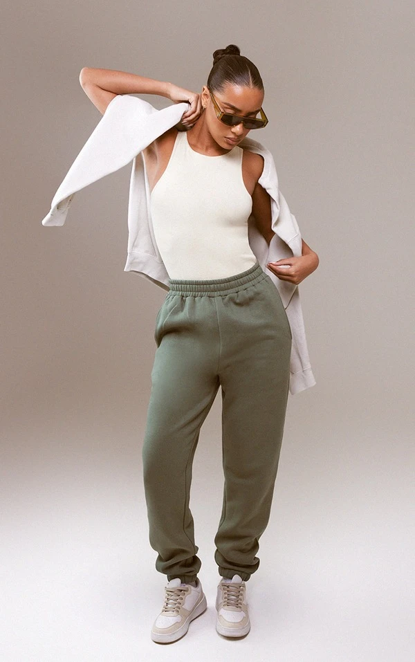 Body Basique En Coton Beige à Dos Nageur 3 Body Basique En Coton Beige à Dos Nageur – Image 3