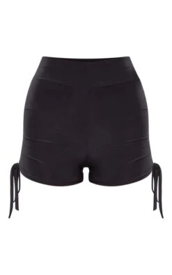 Logic Mini Short Moulant Noir à Côtés Froncés -Pas Cher Tendance Charme Magasin cff2d2c6a419c0b64810d03749c6ff274da42039 cmw2476 6