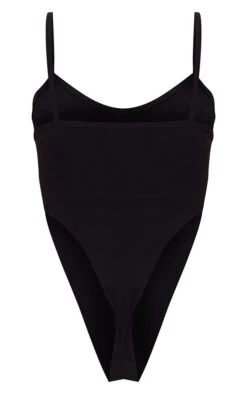 Body échancré En Maille Tissée Stretch Noire à Bretelles 11 Body échancré En Maille Tissée Stretch Noire à Bretelles -Pas Cher Tendance Charme Magasin db23578752025249724230c3f5d155b5ae202033 cmz4249 6